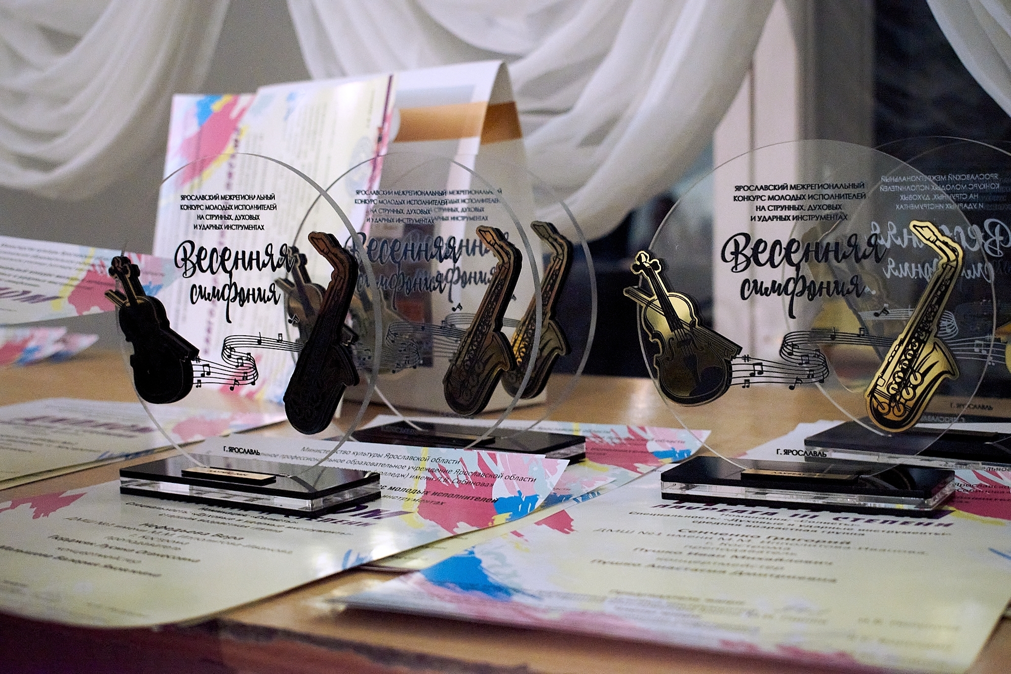 Конкурс молодых исполнителей на струнных, духовых и ударных инструментах Весенняя симфония